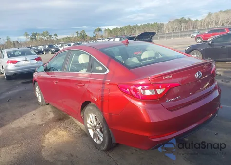 2016 Hyundai Sonata Se z USA, uszkodzony, nr VIN 5NPE24AF2GH324297